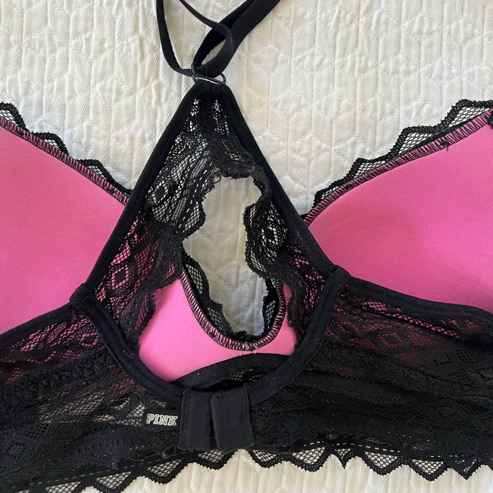 Pink Racerback Padded Bra - Picture 10 of 11